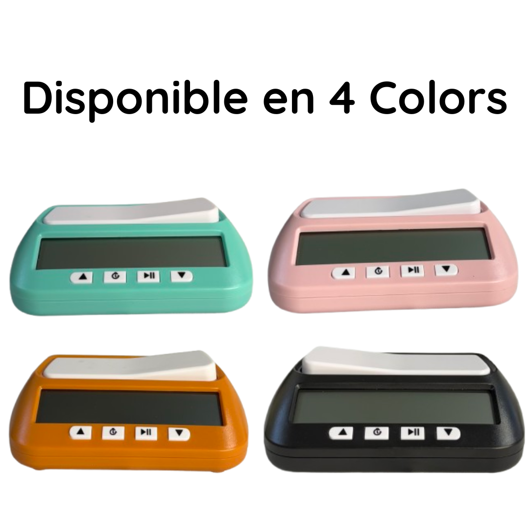 Rellotge d'Escacs Negre
