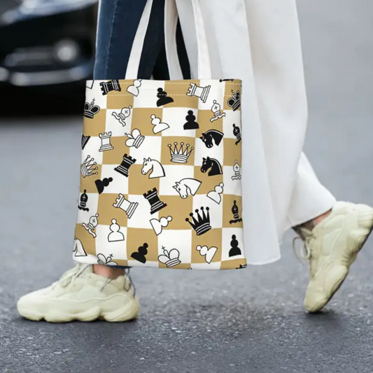 Bossa "Tote Bag" Groga i Blanca