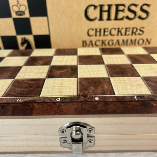 Tauler d'Escacs Plegable 3 a 1