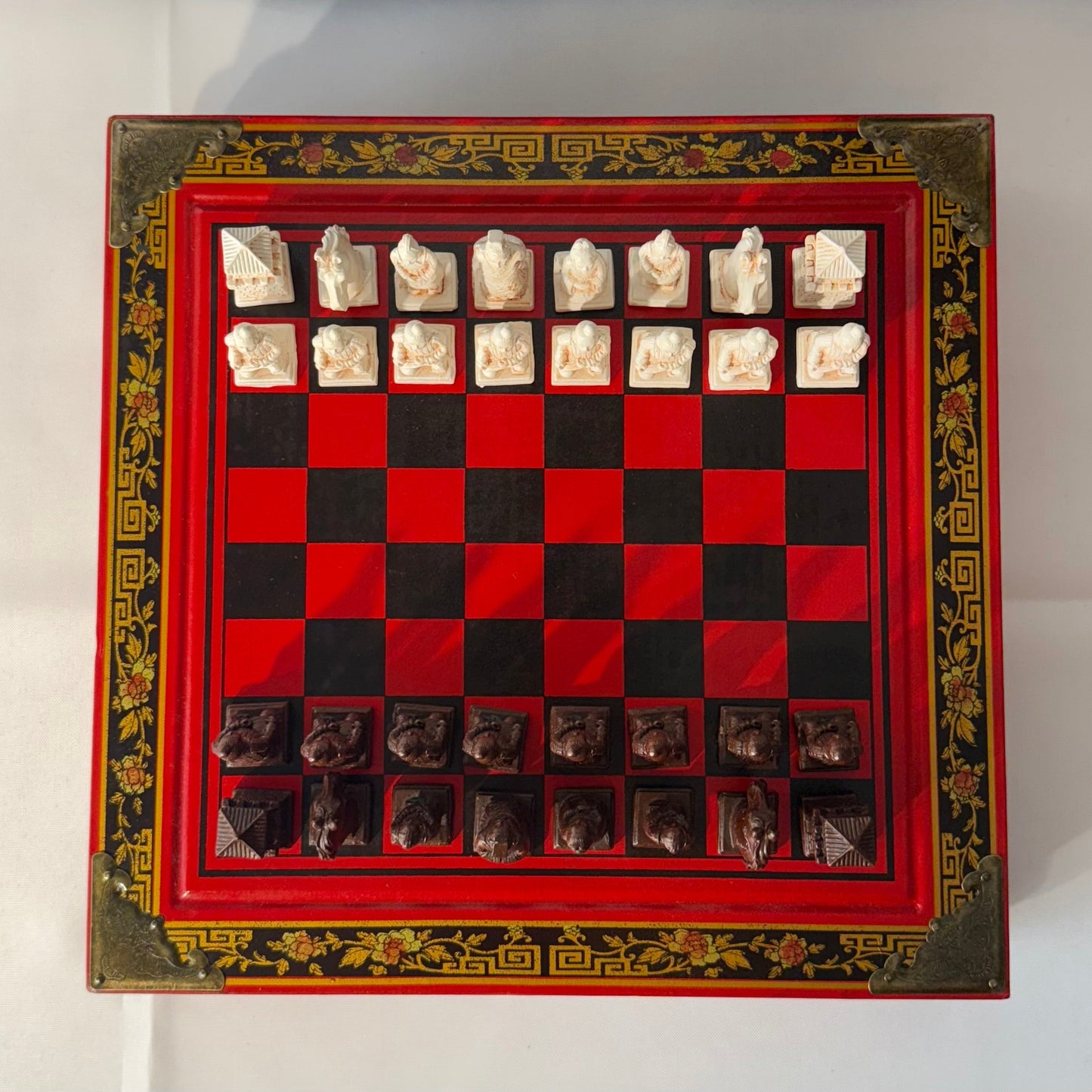 Tauler d'Escacs Artesanal amb un toc Oriental