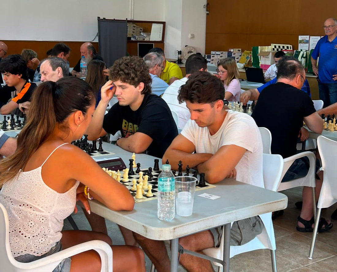 Gran actuación del Club Escacs Lloret en el Memorial Manolo Martín de Malgrat