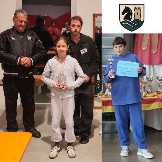 Olga Levina y Bastian Suazo brillan fuera de Lloret