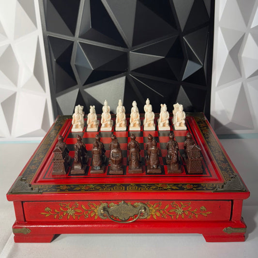 Tauler d'Escacs Artesanal amb un toc Oriental
